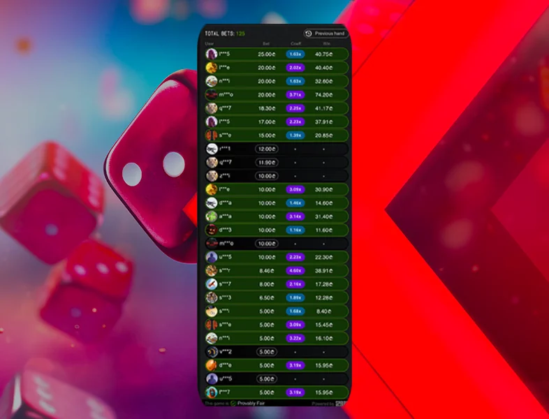 Ver o histórico de vitórias