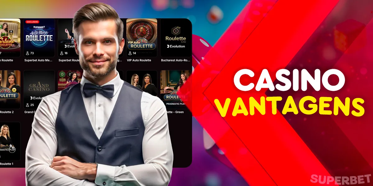 Vantagens e funções do cassino de roleta